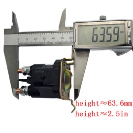 12V Starter Solenoid Relay 2 Terminals 7CM-1241-212-51 for Trombetta Lawn Mower,05167200 for Gravely ZT X, ZT XL