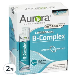 Aurora Nutrascience Liposomal Vitamin B Liquid 32p, 640ml, 2 pcs / 오로라뉴트라사이언스 리포조말 비타민B 액상 32p, 640ml, 2개