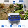 Two-Outlet Water Timer for Garden Irrigation – Automatic Electronic Hose