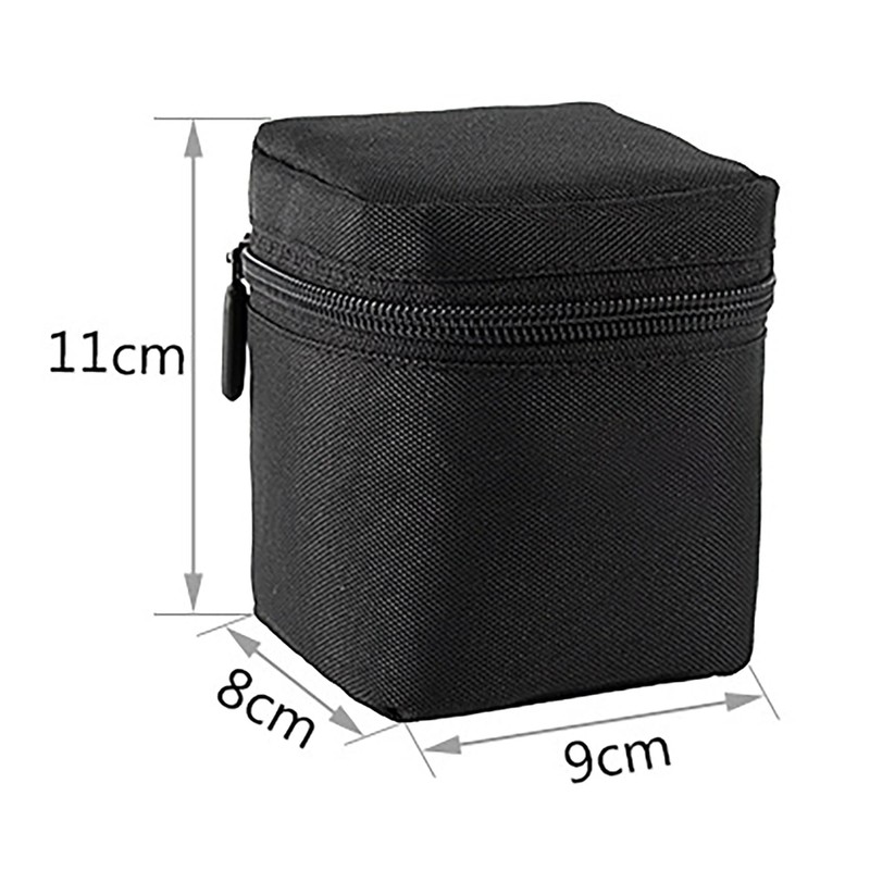 5X Camera Lens Bag DSLR Padded Thick Shockproof Protective Pouch