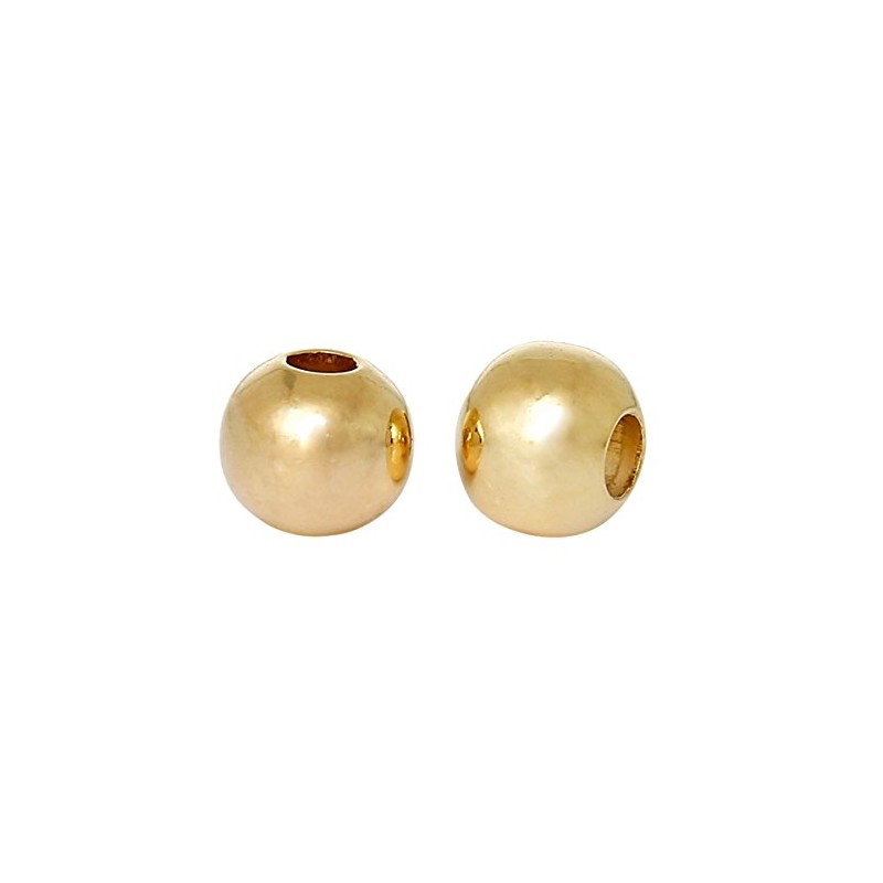 SiAura Material Metal Beads 4 mm with 1.5 mm Hole