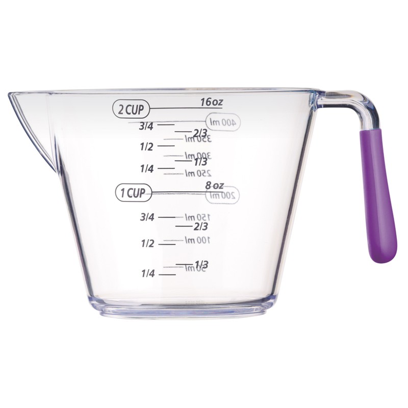 Colourworks Measuring Jug Set, 3-Piece Plastic Measuring Jug with 200,