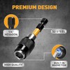 ELEAD 3-Piece Quick Change Bit Holder, 1/4" Magnetic Hex Shank