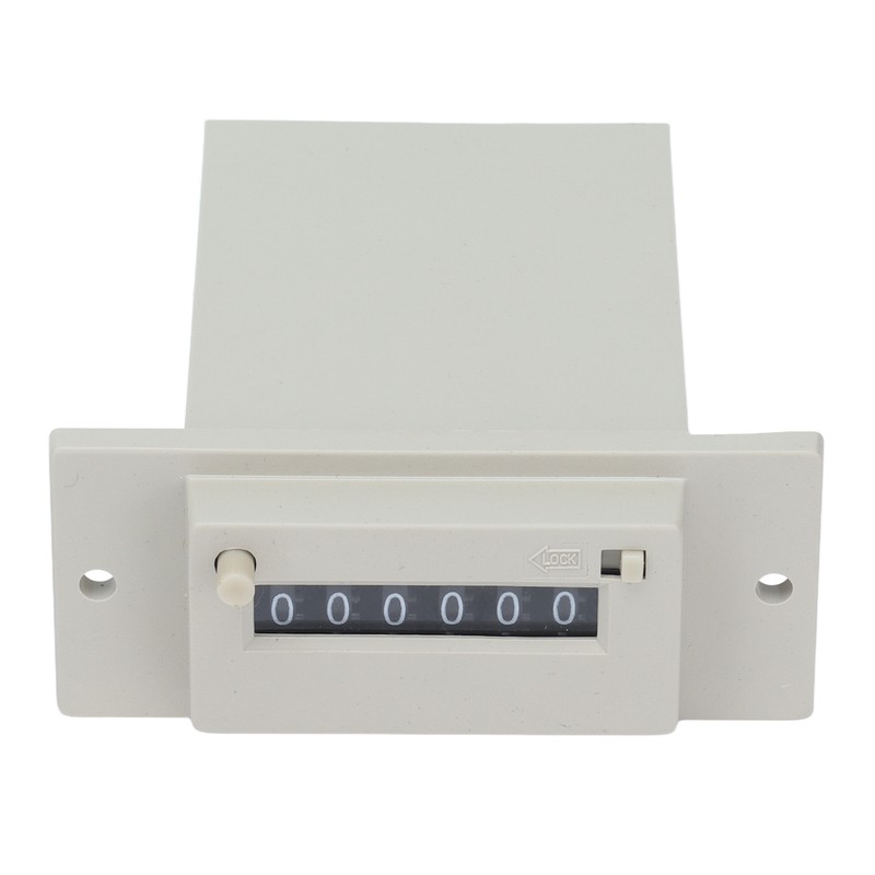 Electromagnetic Counter 0‑999999 6 Digit Industrial Pulse Totalizer for Machine