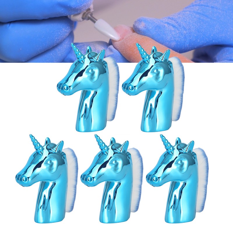 5pcs Fashionable Nail Art Dust Removal Brush Portable Nail Dust