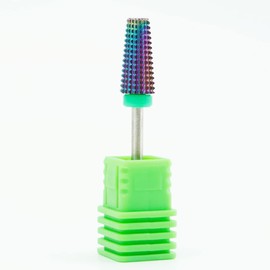 nail carbide drill bits 5 in 1 bit Conical Barrel Carbide Nail Drill - For Electric Dremel Drills, Nail Design, Manicure, Pedicure, Nail File, Cuticle Cleaning & More