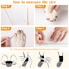 SHUOHONG Pack of 4 Dog Socks Non-Slip Dog Shoes Socks