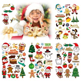 Konsait Children's Tattoo, Glitter, Butterfly / Christmas / Dinosaur / Temporary Tattoo Set, Children's Tattoo Stickers for Boys / Girls, Children's Birthday, Party Favours, Party Games