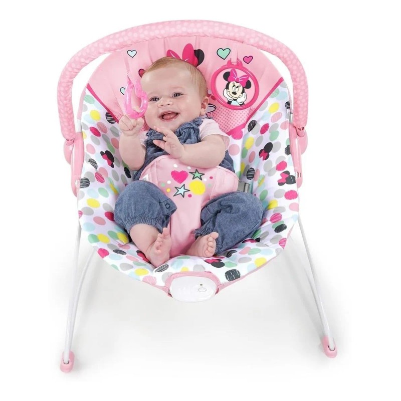 Silla mecedora para bebé Bright Starts Minnie Mouse’s Spotty Dotty