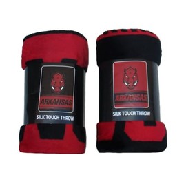 VF Arkansas Razorbacks Set of 2 Throw Blankets, 45" x 60" inches Polyester Team Colors