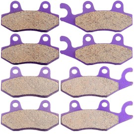 ECCPP Brake Pads Fits for Yamaha Rhino 700 2008 2009 2011 2012 2013, FA135 FA165 Front and Rear Brake Pads