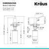 KRAUS Kitchen Soap and Lotion Dispenser in Chrome, KSD-41CH