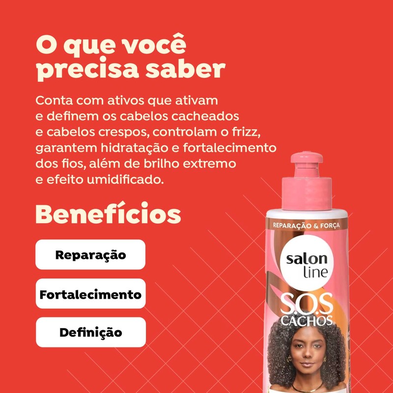 Salon Line Treatment (SOS Curls) - Extreme Curl Activator, 17.6