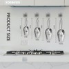 Metal Ice Scoop，Kitchen Ice Scooper for Ice Maker,Stainless Steel Small