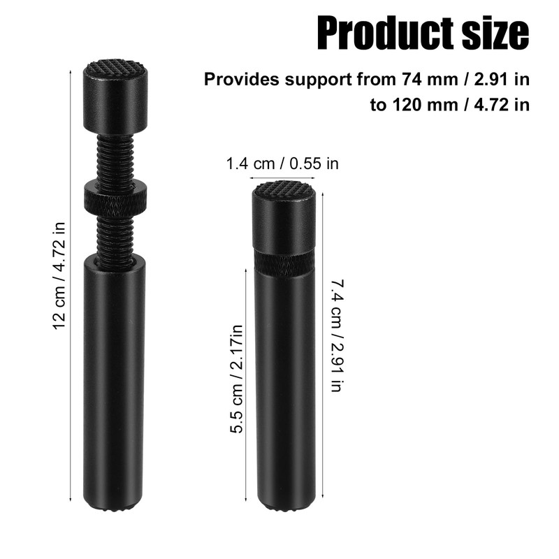 2pcs GPU Brace Support Brackets, Anti-Slip Adjustable Height GPU Stand