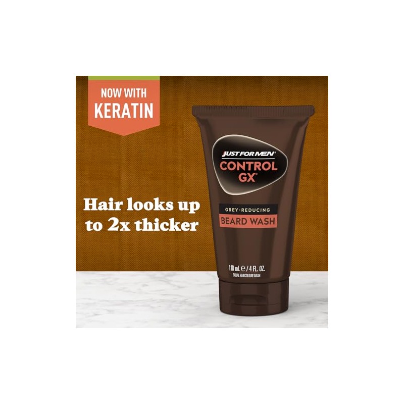 Just For Men Control Gx Grey Reducing Beard Shampoo for