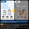 Foinwer KICKR - Kit adaptador de eje pasante para Wahoo