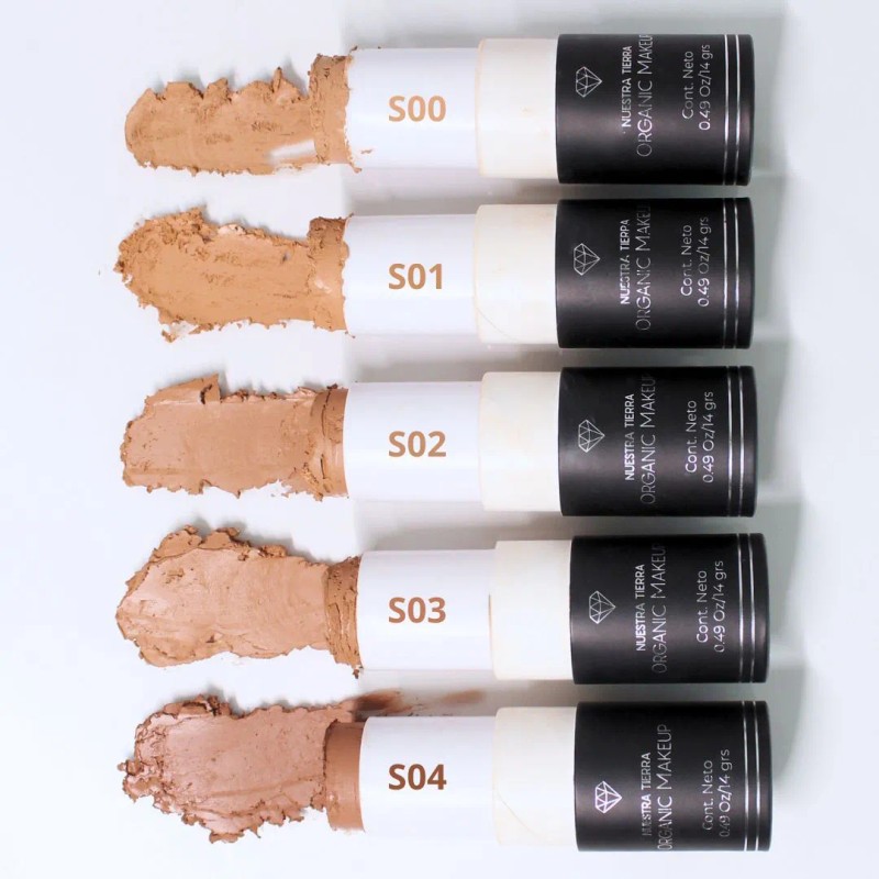 Base de maquillaje en sólido Nuestra Tierra Organic Makeup Makeup