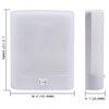 Facon LED Pancake Light Single Square Dome Light with Switch,