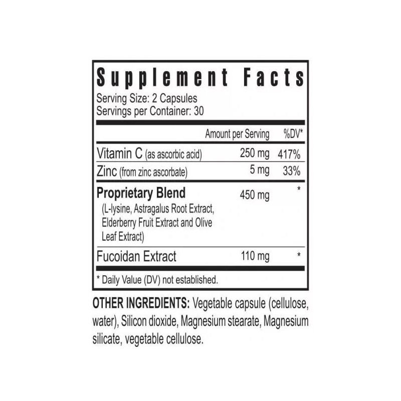 Youngevity FucoidZ / ZRadical Fucoidan Extract - 60 Capsules
