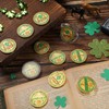 Landical 12 Pcs Lucky Coin Four Leaf Clover Good Luck