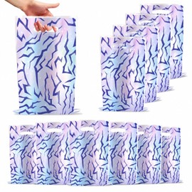 Aodse 30Pcs Purple Demon Birthday Party Favor Bags, Singer Hunters Themed Goodie Candy Bags Party Supplies, Reusable Sturdy Goodie for Birthday Music Themed Parties（Purple）