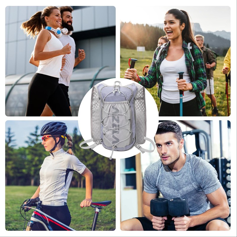 Running Hydration Vest Backpack Lightweight Running Vest Women mens Compatible