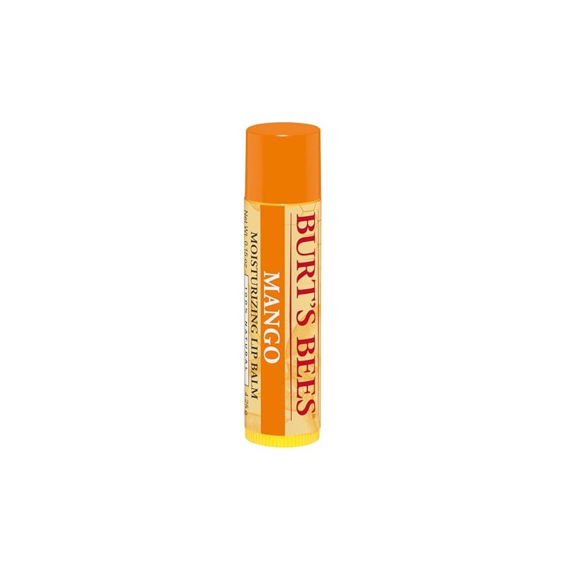 Burt's Bees 100% Natural Moisturizing Lip Balm, Mango with Beeswax