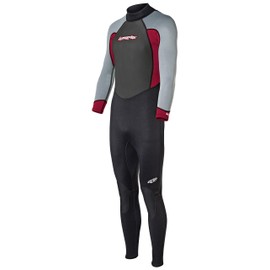 Hyperflex Access Men’s and Women’s Full Body 3mm Backzip Wetsuit - Warm 4-Way Stretch Neoprene - Adjustable Collar and Flat Lock Construction - High Performance 50+ UV SHIELD
