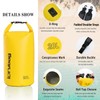 Dry Bag Waterproof Floating, TPU Waterproof Bag Roll Top, 2L,5L,10L