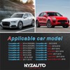 NYZAUTO Anti-Slip Foot Pedal Pads kit Compatible with A4 &