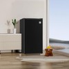 ARCTIC CHEF Mini Refrigerator-Freezer Compartment-Adjustable Thermostat Control-Reversible Doors-Ideal for Dorm,