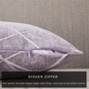 GIGIZAZA Decorative Throw Pillow Covers 20 x 20,Voilet Purple Sofa