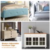 BSTKEY 4Pcs 4 Inch Aluminum Alloy Furniture Cabinet Legs -