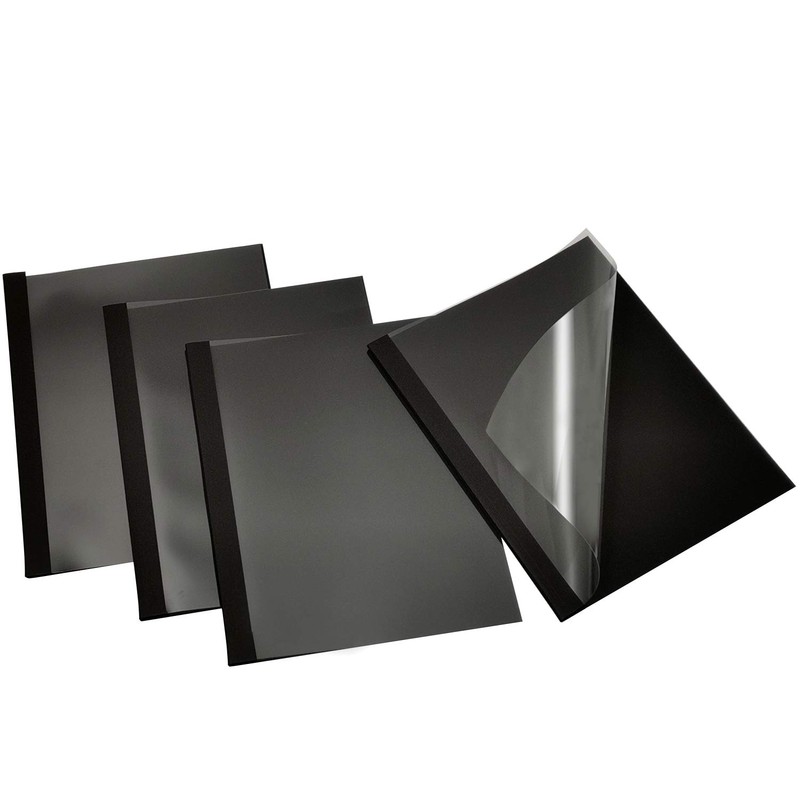 RAYSON TBC2346-100BK-US Thermal Binding Covers, Letter Size Black Binding Cover,