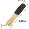 2 Pack Black Double Sided Foot Rasp Manicure File Callus,Reusable