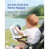 USB Tischventilatoren, Ventilator Leise mit Clip 5 Geschwindigkeiten Tragbarer Mini