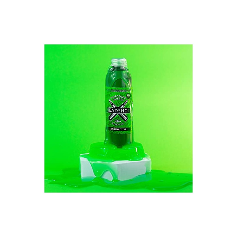 UV Green Hair Colour Headshot Radioactive Semi-Permanent Hair Dye 150