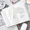 OIIKI 364PCS Alphabet Tabs, Colorful/White A to Z 26 Letters