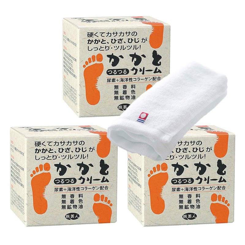 Azuma Shoji Heel, Smooth Cream, 3.5 oz (100 g) x