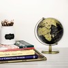 Exerz 14cm Globe Black & Gold Mini Globe Educational Geographical