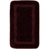 Mohawk Home Machine Washable Facet Bath Rug, Merlot, 24"x40"