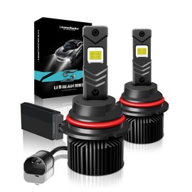 StoneBanks 9007 HB5 Bombillas LED para Faros Delanteros, Kit de Conversión 900% Súper Brillante 32000LM,Blanco Frío 6500 K, Luz Baja y Alta, Focos Luces Antiniebla, 2 Unidades