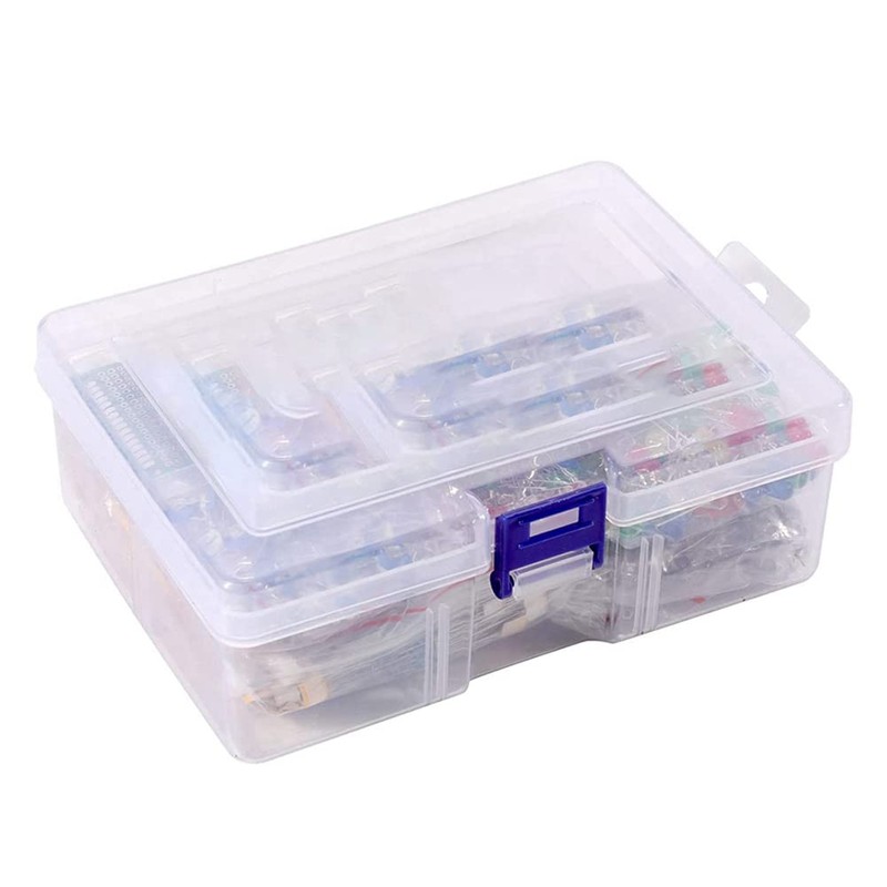 Dedjgoo 1818PCS DIY Electronics Components Kit Assortment Resistors PCB Potentiometer