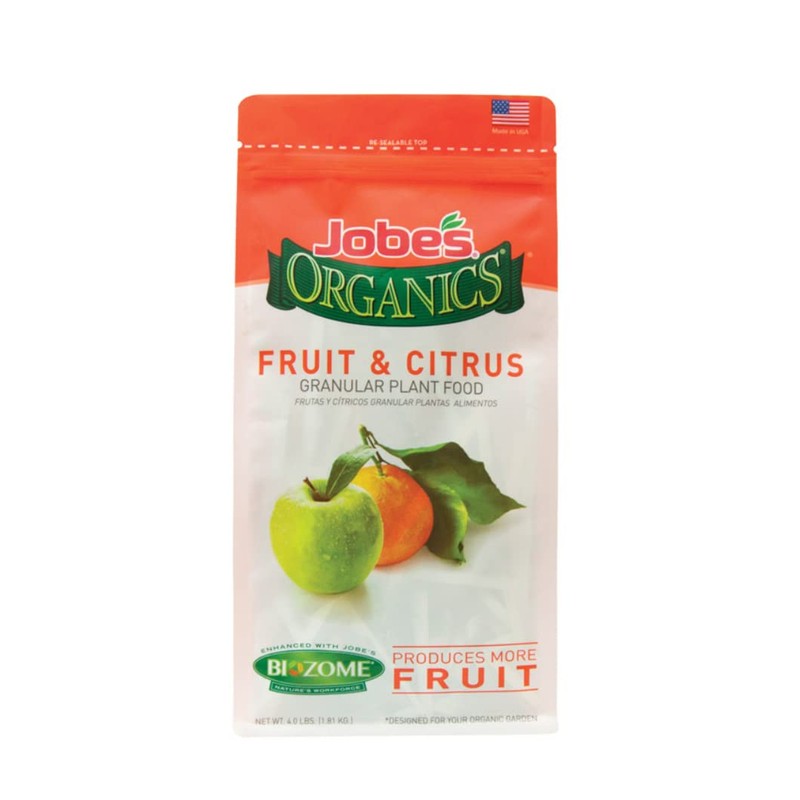 DOGNNAK Jobes 09226 Organic Fruit and Citrus Granular Fertilizer, 4