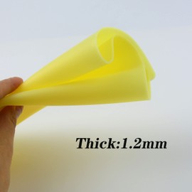 Aokbean Blank Tattoo Practice Skin - 3pcs 1.2mm Thick 7.6 x 11.6 inch Double Sides Tattoo Fake Skin Pads for Beginner or Artist Tattooing Supplies