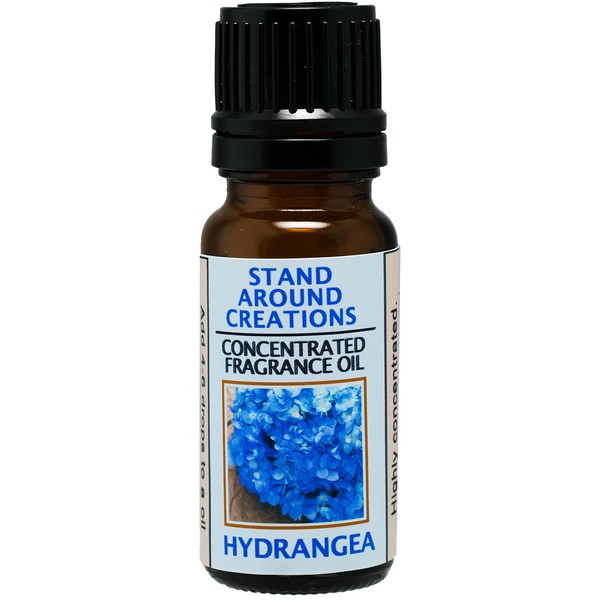 Concentrated Fragrance Oil - Scent - Hydrangea: A Subtle and Sweet Aroma w/ a hint of Spice. Made w/ Natural Essential Oils. (.33 fl.oz.)