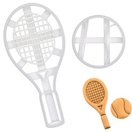 Tennis Racket and Ball cookie cutters, 2 pieces - Bakerlogy