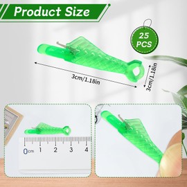 CENCERY 25 Pcs Needle Threaders Sewing Machine Needle Threader Fish Mouth Sewing Machine Needle Threader Sewing Accessories Needle Threaders for Sewing Machines