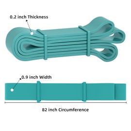 Resistance Bands, Pull Up Bands, Pull Up Assist Band Exercise Bands for Men & Women Working Out, Body Stretching, Physical Therapy, Muscle Training - Green